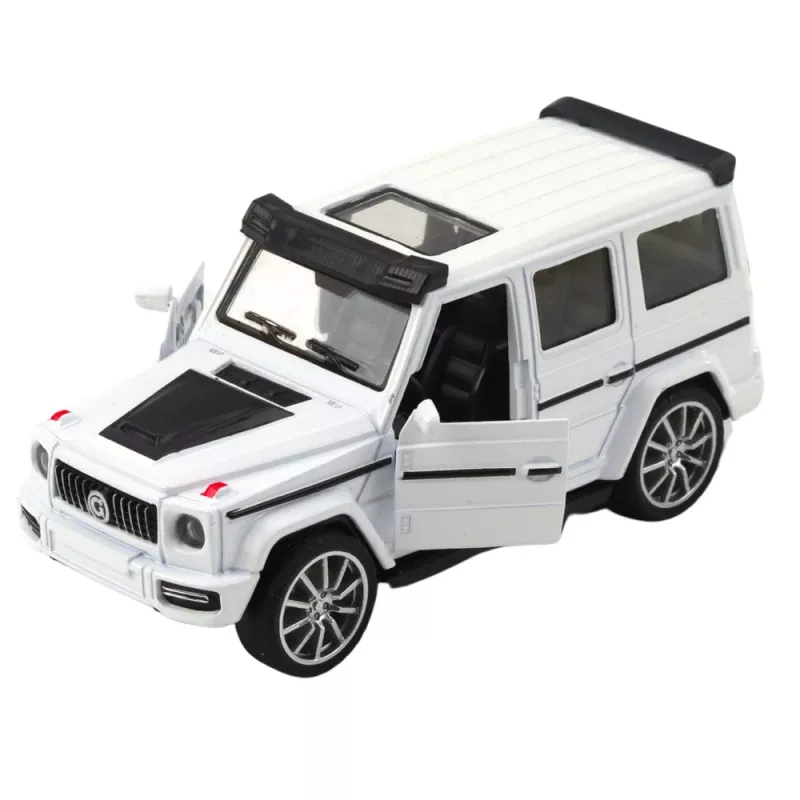 LEAN TOYS Maastur SUV Auto Metallist Tõmbevedruga Avanevad Uksed Mix