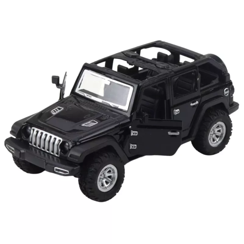 LEAN TOYS Maastur SUV Auto Metallist Tõmbevedruga Avanevad Uksed Mix