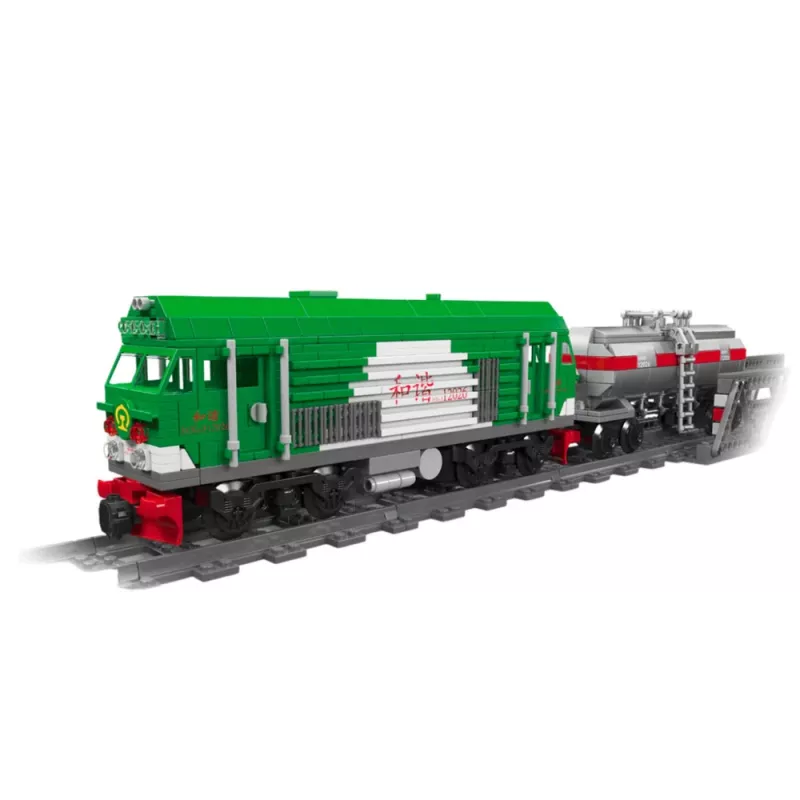 LEAN TOYS ehitusklotsid kaugjuhitav tank rong RC 1090 tk.