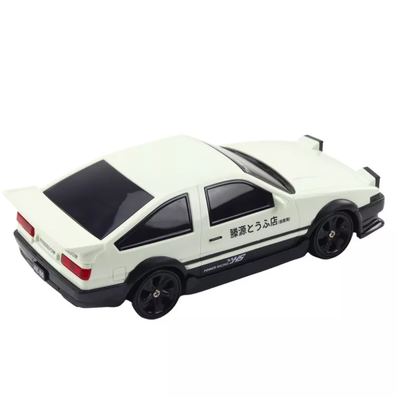 LEAN TOYS triivauto vahetatavate ratastega kaugjuhitav RC 4WD valge