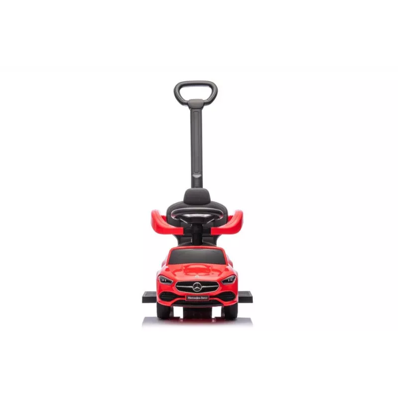 LEAN TOYS Mercedes 3in1 punane lükatav jalgratas