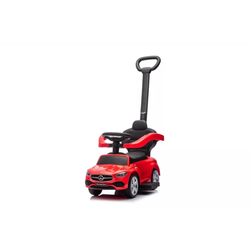 LEAN TOYS Mercedes 3in1 punane lükatav jalgratas