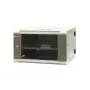 EMITER EM/AH6506 19 inch seinale kinnitatav võrgukapp 6U, karastatud klaasuks, 600×550×370 mm, must