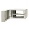 EMITER EM/AH6506 19 inch seinale kinnitatav võrgukapp 6U, karastatud klaasuks, 600×550×370 mm, must