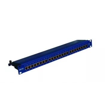 EMITERNET paneel 19, 24xRJ45 STP cat.6 (1U) koos riiuliga, sinine DCN/PPFA674EKS248C6