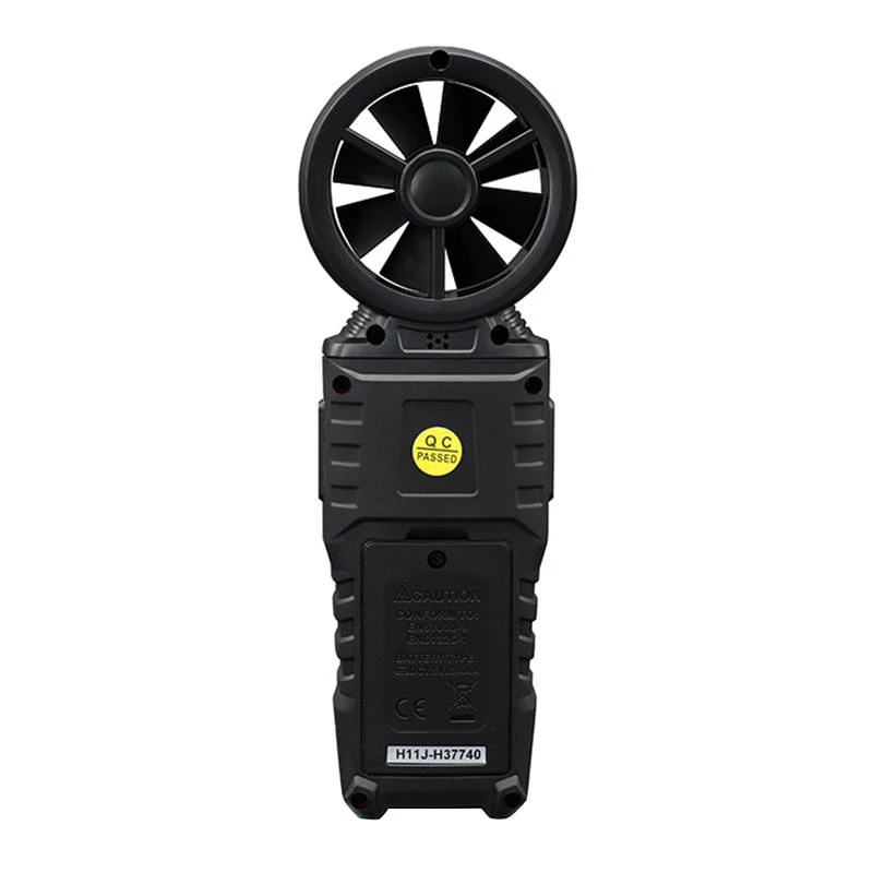 HABOTEST HT625B digitaalne anemomeeter USB-ga, tuule kiiruse/temperatuuri/õhu mahu mõõtja, taustvalgustusega LCD, väline tiivikuandur