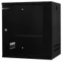 EMITER EM/SH02B5412-08 Light Series 19-tolline 12U seinale kinnitatav võrgukapp, karastatud klaasuks, 550×450×590 mm