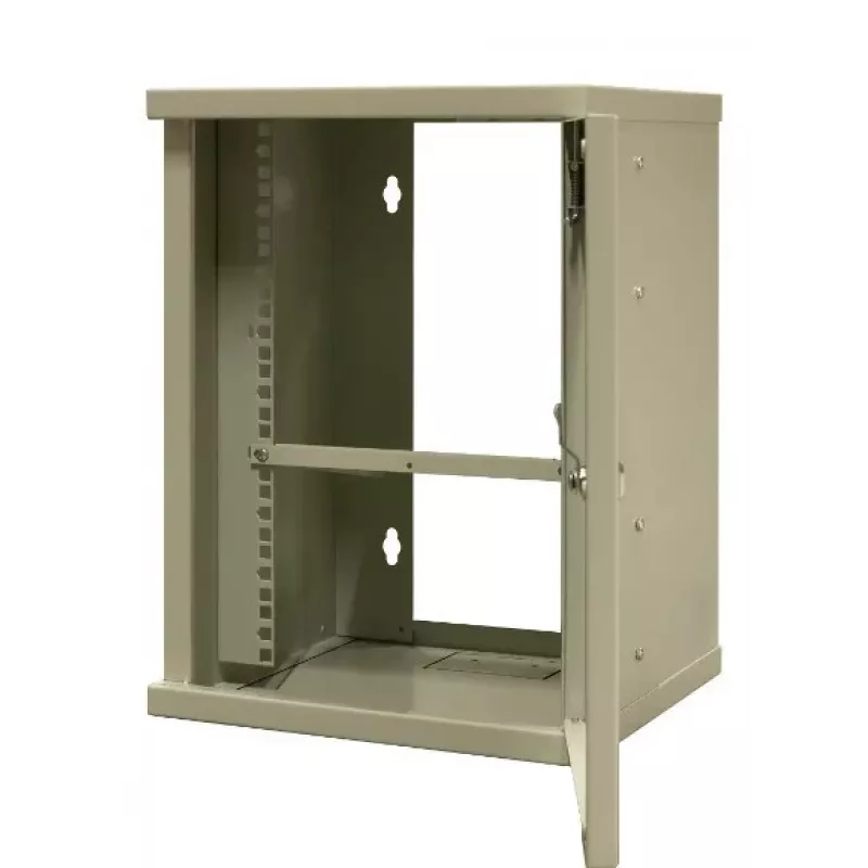 EMITER EM/SH02B5412-08 Light Series 19-tolline 12U seinale kinnitatav võrgukapp, karastatud klaasuks, 550×450×590 mm