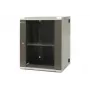 EMITER EM/AH6515 15U seinale kinnitatav võrgukapp 600x550x770 mm, karastatud klaasuks, must