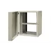 EMITER EM/AH6515 15U seinale kinnitatav võrgukapp 600x550x770 mm, karastatud klaasuks, must