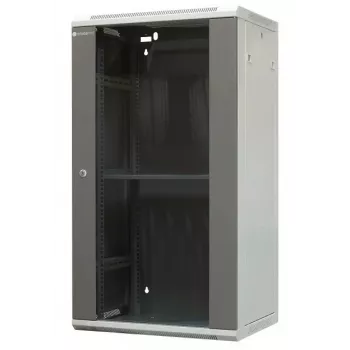 EMITER EM/AP6422 22U seinale kinnitatav rack-kapp 600x450x1083mm klaasist esiuks