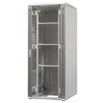 EMITER EM/SH05D-8042 vabaltseisev serveririiuli kapp 42U 800x1000x1980mm must klaas/teras uks
