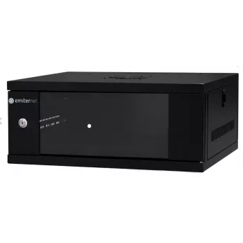 EMITER EM/SH02B5404-08 Seinale kinnitatav võrgukapp 19 tolli 4U 550x450x230 mm klaasuks