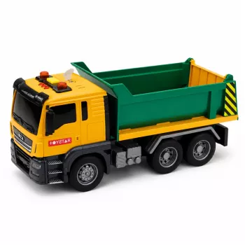 LEAN TOYS Ehitusauto Kallur Kallur Avanev Tagaluuk Tuled Helid 1:14