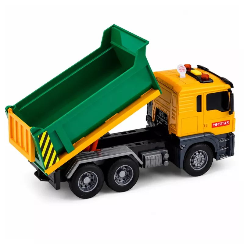 LEAN TOYS Ehitusauto Kallur Kallur Avanev Tagaluuk Tuled Helid 1:14