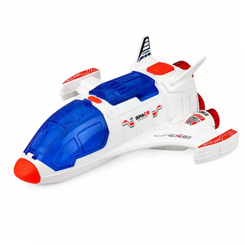 LEAN TOYS Suur kosmosesett jaam rakett süstik uurimissõiduk astronautid