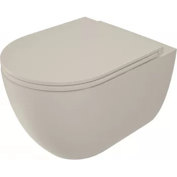 DEANTE Miska seina-WC koos pehme sulguva prill-lauaga, ilma servata
