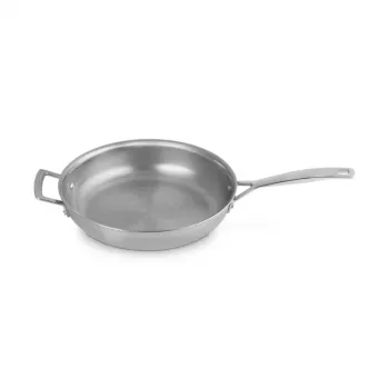 LE CREUSET 3-kihiline roostevabast terasest pann ilma katteta Ø28cm