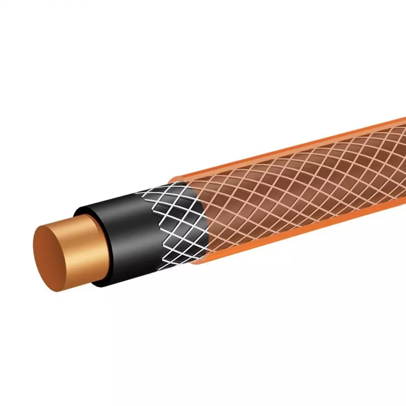 NEO TOOLS 15-802 1/2 tolli x 50 m 4-kihiline aiavoolik, 25 baari purunemissurve, UV- ja vetikakindel, mäsuvaba painduv PVC, roheline