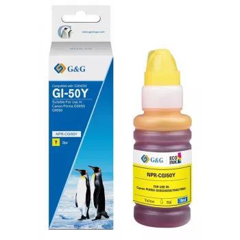 G&G täitepatroon Canon GI-50 Y/3405C001 kollane (70 ml)