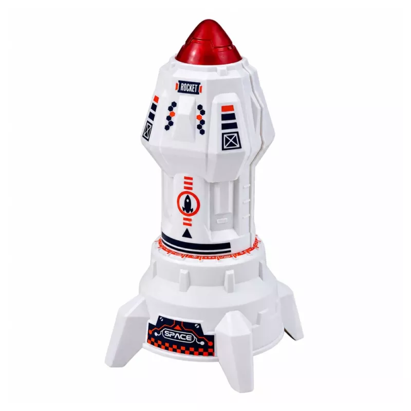 LEAN TOYS Kosmosekomplekt raketid, süstik, astronautid, moodul, tuled, helid