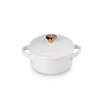 LE CREUSET Mini Cocotte keraamiline vorm Ø10cm valge