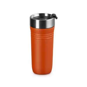LE CREUSET termostass ON THE GO 350 ml oranž
