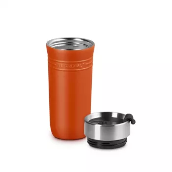 LE CREUSET termostass ON THE GO 350 ml oranž