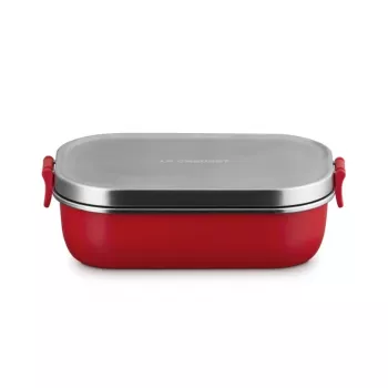 LE CREUSET lõunakarpi ON THE GO 900 ml punane