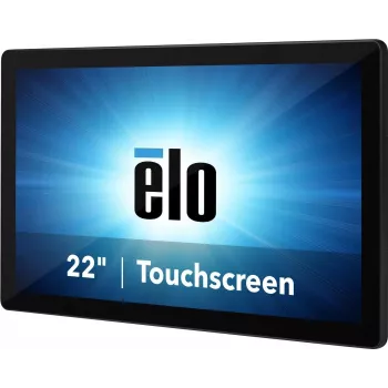 Elo Touch Solutions Elo I-Series 2.0 ESY22i3 - kõik-ühes (täislahendus) - Core i3 8100T / 3,1 GHz - RAM 8 GB - SSD 128 GB - UHD Graphics 630 - GigE - WLAN: 802.11a/b/g/n/ac, Bluetooth 5.0 - Win 10 IoT Enterprise LTSC 64-bit - Monitor: LED 54,6 cm (21,5