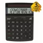 REBELL RE-ECO 450 BX lauakalkulaator, 12-kohaline LCD, kahe toiteallikaga, taaskasutatud plast, must