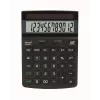 REBELL RE-ECO 450 BX lauakalkulaator, 12-kohaline LCD, kahe toiteallikaga, taaskasutatud plast, must