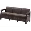 KETER Corfu Love Seat Max pruun kolmekohaline aiasofa