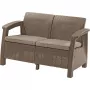 KETER aia diivan kahekohaline Corfu Love Seat beež