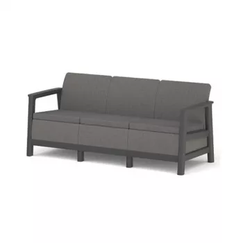KETER Aiasofa kolmekohaline Scandi Linea 3-kohaline sofa hall