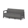 KETER Aiasofa kolmekohaline Scandi Linea 3-kohaline sofa hall