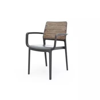 KETER Aiatool Deco Porto Tugitool saarevarjund/pruun