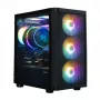Zalman M4 SE must mATX Mini Tower arvutikorpus koos 6x 120mm FRGB ventilaatoriga