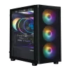Zalman M4 SE must mATX Mini Tower arvutikorpus koos 6x 120mm FRGB ventilaatoriga