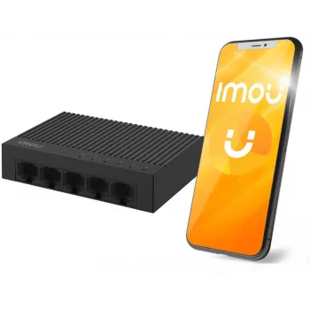 IMOU SF105C 5-porti 10/100 Mbps laua-kommutaator, plastikümbris