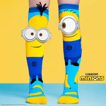 Laste põlvikud, põlvesokid, sokid Minionid 3D Minions / Madmia / NB001