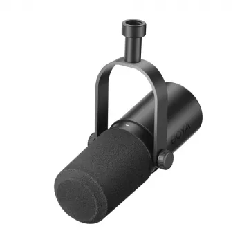 Stuudiomikrofon BOYA CastMic P60B koos õlavarrega, juhtmega USB XLR - must