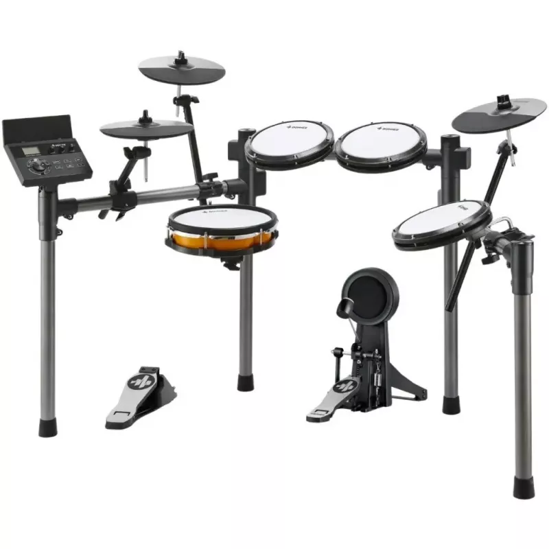 DONNER EC7247 elektrooniline trumlikomplekt võrgukattega, 225+ heli, USB MIDI, alumiiniumraam