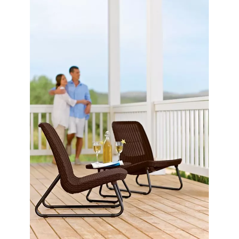 KETER aiamööblikomplekt Rio Patio Set pruun