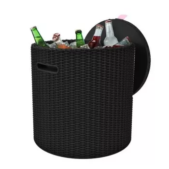 KETER aialaud/hoidmiskast Cool Stool pruun