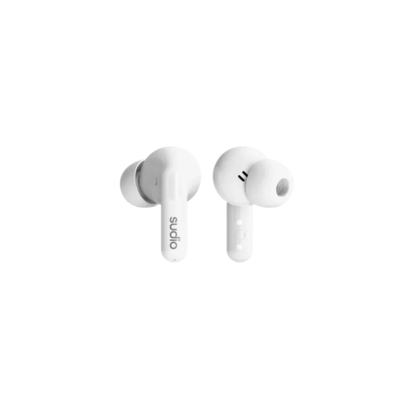 Sudio C8 juhtmevabad kõrvaklapid, ANC, Bluetooth 5.4, valged