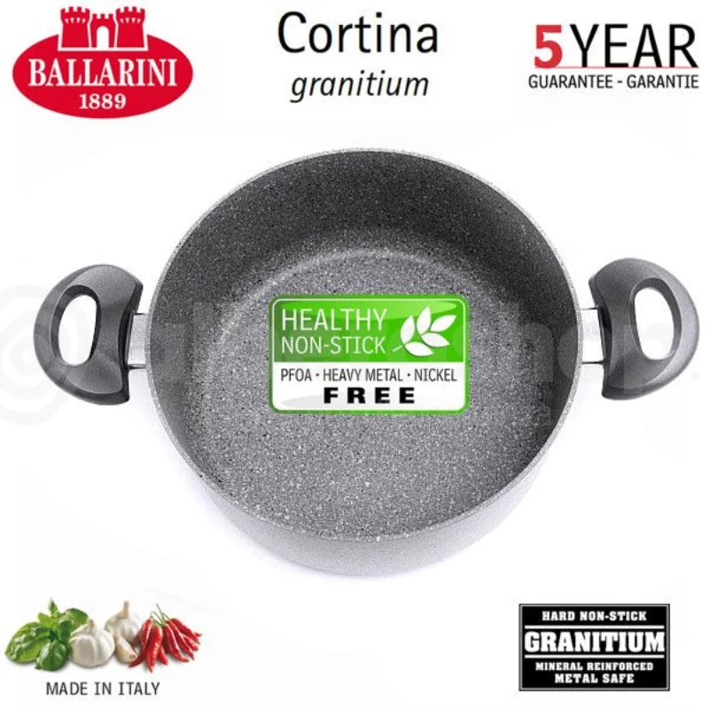 BALLARINI Cortina Granitium pott Ø24cm/3mm