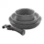 BALLARINI 3-osaline Torre pannide komplekt Ø24cm, Ø28cm ja kastrul Ø16cm + 3 eemaldatavat käepidet