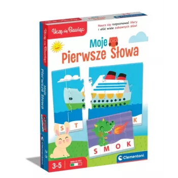 Hariduslik mängu pusle: Minu esimesed sõnad mängi ja õpi poola keeles Clementoni 50770