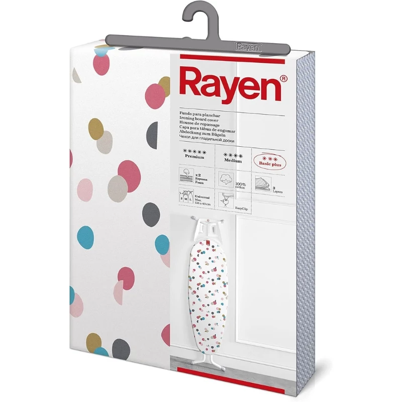 RAYEN Triikimislaua kangas Basic Plus Easyclip 130x47cm